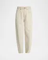 Isabel Marant Oriane Barrel Leg Jeans In Neutral