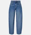 Isabel Marant Five-pocket Denim Trousers Featuring Belt Loops In Blue