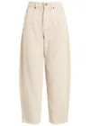 Isabel Marant Oriane Barrel-leg Jeans In Gray