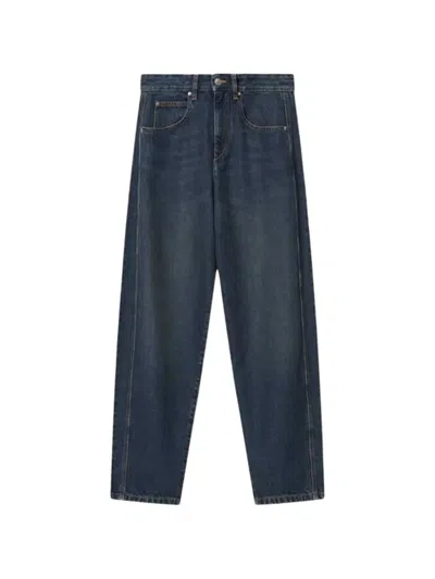 Isabel Marant Oriane Barrel-leg Jeans In Blue