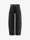 Isabel Marant Oriane Black Denim Trousers In Black