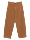 Isabel Marant Straight-leg Casual Pants In Brown