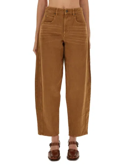 Isabel Marant Pants "oriane" In Brown