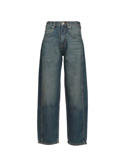 Isabel Marant Oriane-gz Panelled Jeans In Blue