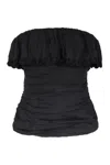 Isabel Marant Sleeveless Top With Ruffle Neckline And Detailing