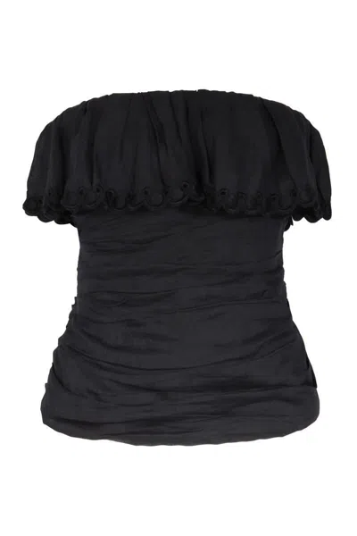 Isabel Marant Orma Sleeveless Top In Black