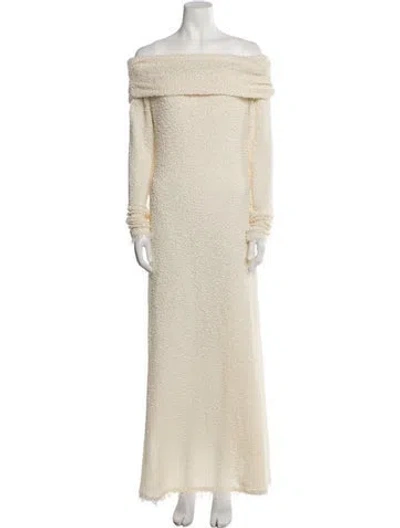 Pre-owned Isabel Marant Ormany Long Dress W/ Tags In Neutral