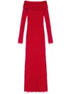 Isabel Marant Ormany Maxi Dress In Red