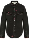 Isabel Marant Osco Denim Overshirt In Black