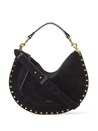 Isabel Marant Oskan Cross Body Bag In Black