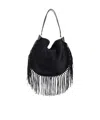 Isabel Marant Oskan Hobo Soft Shoulder Bag In Black