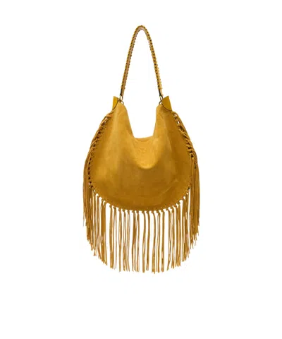 ISABEL MARANT OSKAN FRINGED SHOULDER BAG