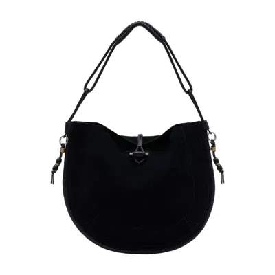 Isabel Marant Oskan Gd Shoulder Bag In Black