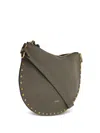 Isabel Marant Oskan Half-moon Studded Tote Bag
