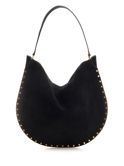 Isabel Marant Oskan Hobo Bag In Black