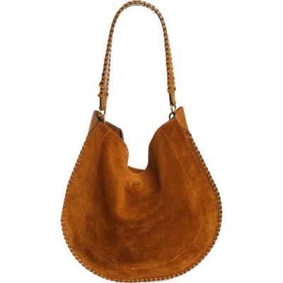 Isabel Marant Oskan Hobo Bag In Brown
