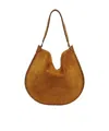 Isabel Marant Oskan Hobo Brown Crossbody Bag In Suede Woman In Brown