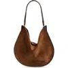Isabel Marant Oskan Hobo Bag In Chocolate