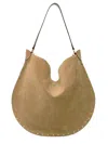 Isabel Marant Soft Suede Shoulder Bag With Studded Detail In Multi