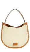 Isabel Marant Oskan Hobo Soft Bag In Natural & Cognac