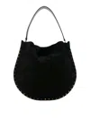 Isabel Marant Oskan Hobo Soft Gz Shoulder Bag In Black
