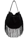 Isabel Marant Oskan Hobo Fringed Suede Shoulder Bag