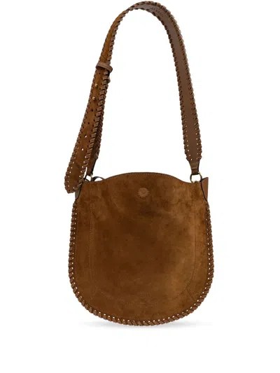 Isabel Marant Oskan Hobo Shoulder Bag In Brown