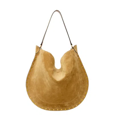 Isabel Marant Oskan Hobo Shoulder Bag In Brown