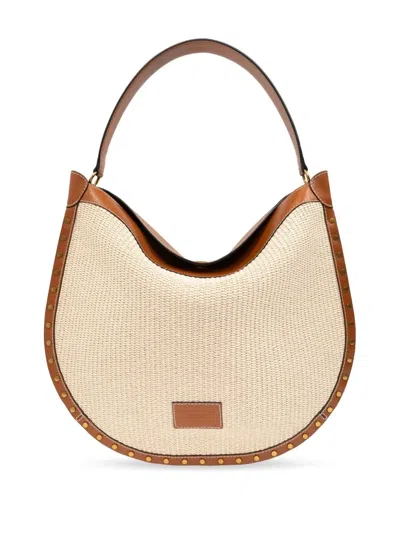Isabel Marant Oskan Hobo Soft In Neutral
