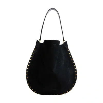 Isabel Marant Oskan Hobo Soft Bag In Black