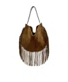 Isabel Marant Oskan Soft Large Suede Shoulder Bag