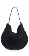 Isabel Marant Oskan Hobo Soft Bag Black Midnight In Black