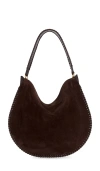 Isabel Marant Oskan Hobo Soft Bag In Brown