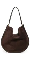 Isabel Marant Oskan Hobo Soft Bag Coffee In Brown