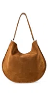 Isabel Marant Oskan Hobo Soft Bag Cognac In Cognac