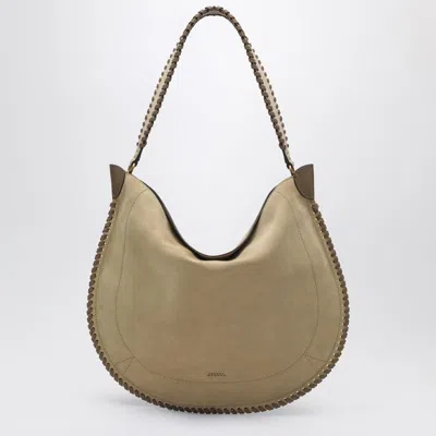 Isabel Marant Oskan Hobo Soft Bag In Sand-colored Suede Women In Brown