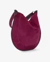 Isabel Marant Oskan Hobo Soft Bag In Plum