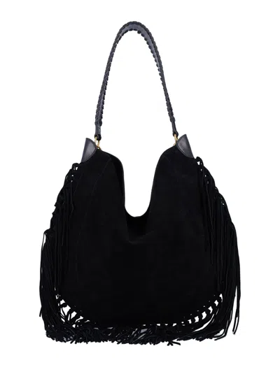 Isabel Marant Oskan Hobo Soft In Black