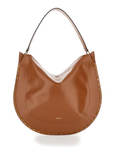 Isabel Marant Oskan Hobo Soft In Brown