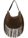 Isabel Marant 'oskan Hobo Soft' Brown Suede Shoulder Bag In Brown
