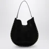 Isabel Marant Oskan Soft Medium Suede Shoulder Bag In Black