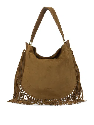 Isabel Marant "oskan Hobo Soft" Medium Shoulder Bag In Brown