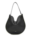 Isabel Marant Oskan Hobo Soft Shoulder Bag In Black