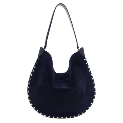 Isabel Marant Oskan Hobo Soft Shoulder Bag In Blue
