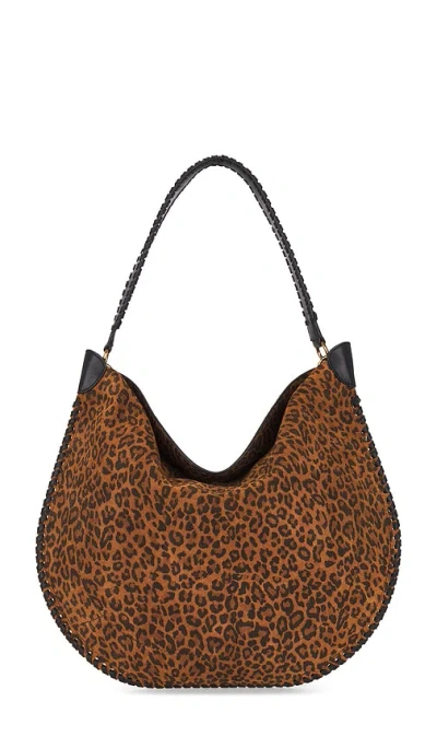 Isabel Marant Oskan Hobo Soft Shoulder Bag In Brown
