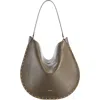 Isabel Marant Oskan Leather Hobo Bag In Brown