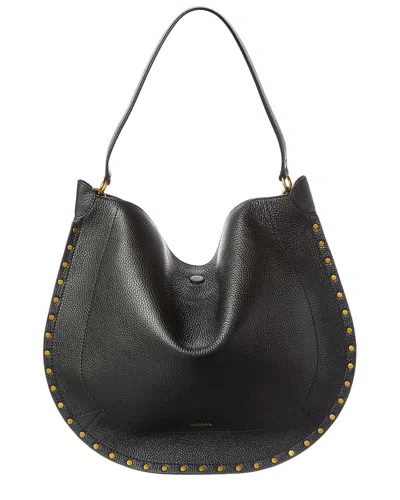 Isabel Marant Oskan Leather Tote In White