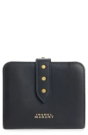Isabel Marant Oskan Leather Wallet In Black