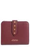 Isabel Marant Oskan Leather Wallet In Brown