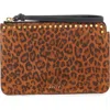 Isabel Marant Oskan Leopard Print Suede Flat Pouch In Brown